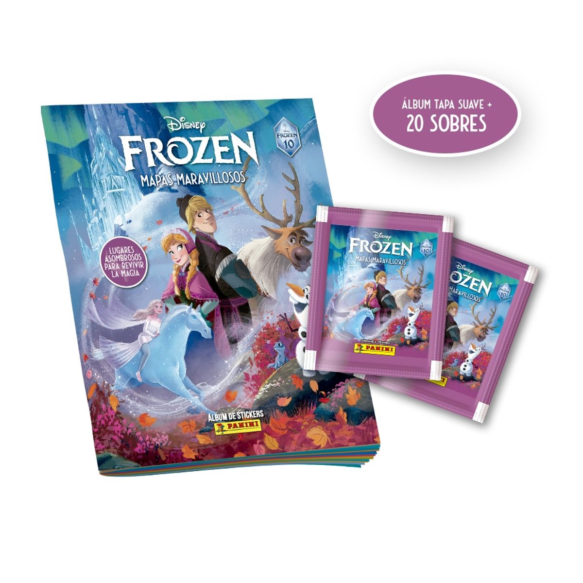 PANINI CHILE - Pack Frozen 10th Anniversary (Álbum + 20 Sobres)