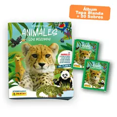 PANINI CHILE - Pack El Mundo de los Animales (Álbum + 20 Sobres)