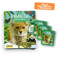 PANINI CHILE - Pack El Mundo de los Animales (Álbum + 40 Sobres)