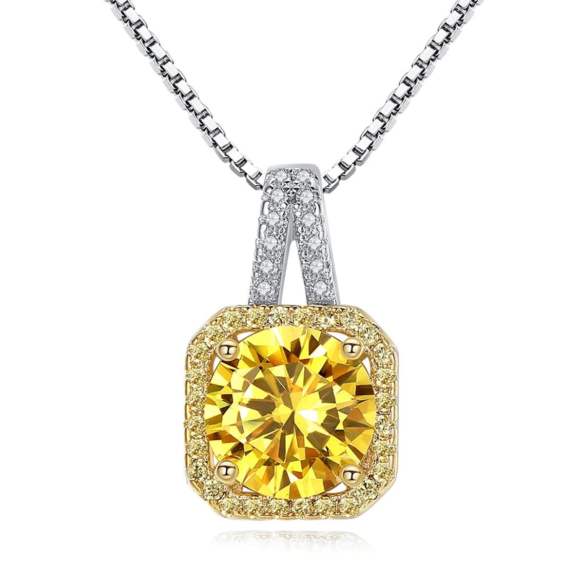 TODOJOYAS - Collar Cristal Amarillo Circones