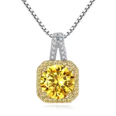 TODOJOYAS - Collar Cristal Amarillo Circones