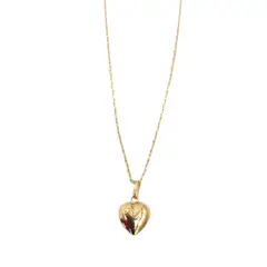 GENERICO - CADENA DE ORO 18 KTES CORAZON ORO 18 KTES