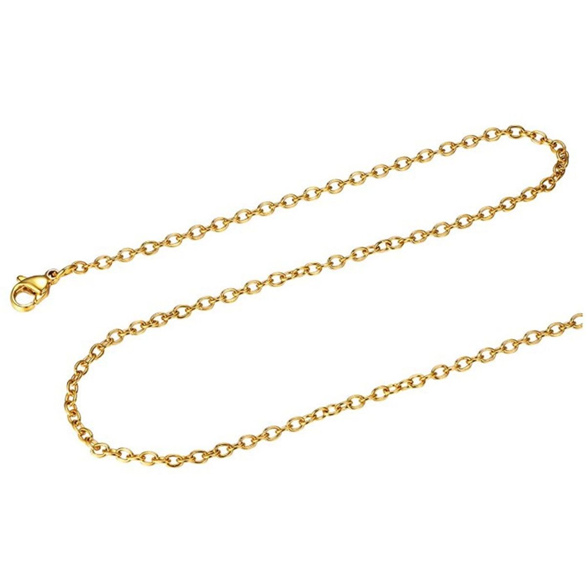 TODOJOYAS - Cadena Acero 50cm Tradicional Dorada