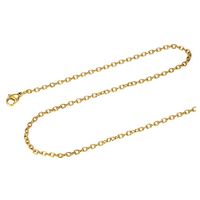 Cadena Acero 50cm Tradicional Dorada