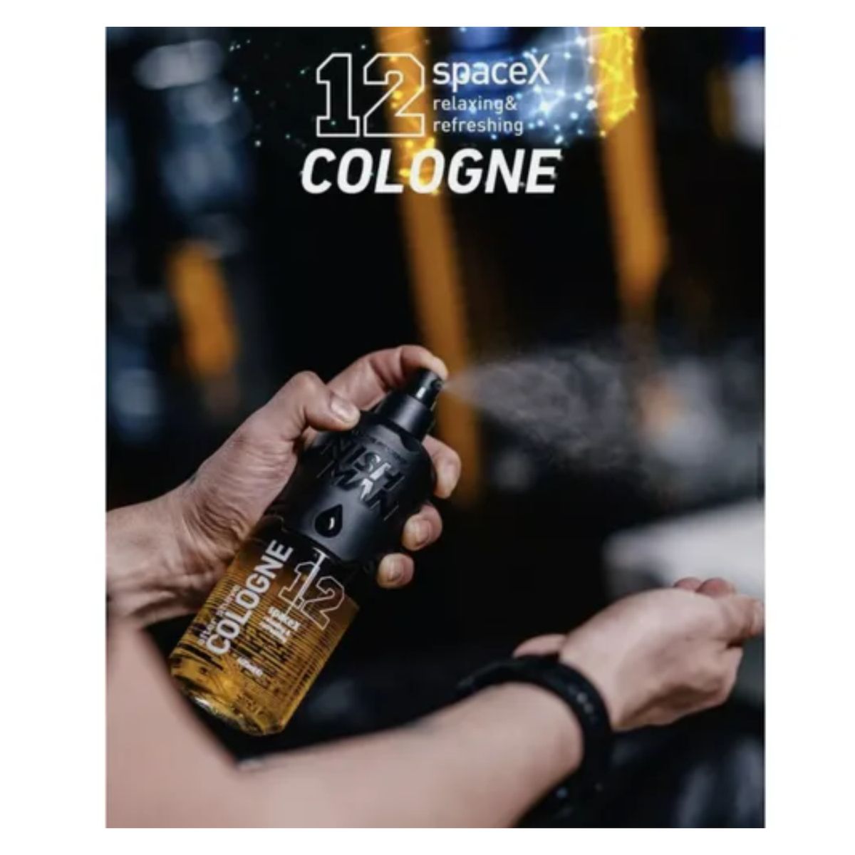 NISHMAN - NishMan Después del Afeitado Colonia 12 Space X 400ml