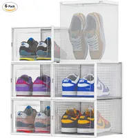 Pack 6 Cajas Organizadoras Apilables Plegables Talla L