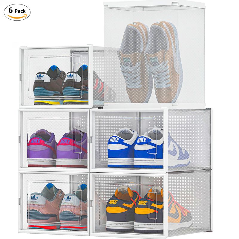 CARRY ALL - Pack 6 Cajas Organizadoras Apilables Plegables Talla L