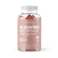GENERICO - Glowing Woman Biotina B12 Vitamina C Vitamina A - 60 Gummies Veganas.