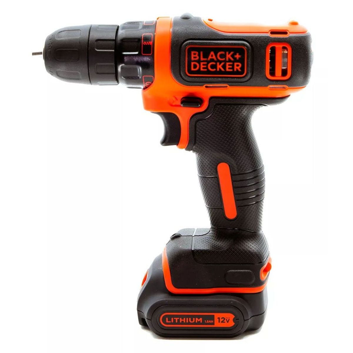 BLACK+DECKER - TALADRO ATORNILLADOR INAL 12V B&D 42 ACC+BAT+BOLSO BCPK1249C