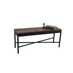 ILOFT - BANQUETA INDUSTRIAL DE FIERRO Y MADERA l