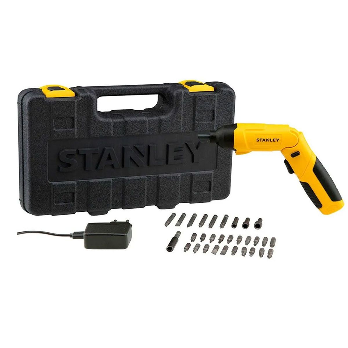 STANLEY JR - Atornillador Inalambrico Stanley 4v + 30 Accesorios