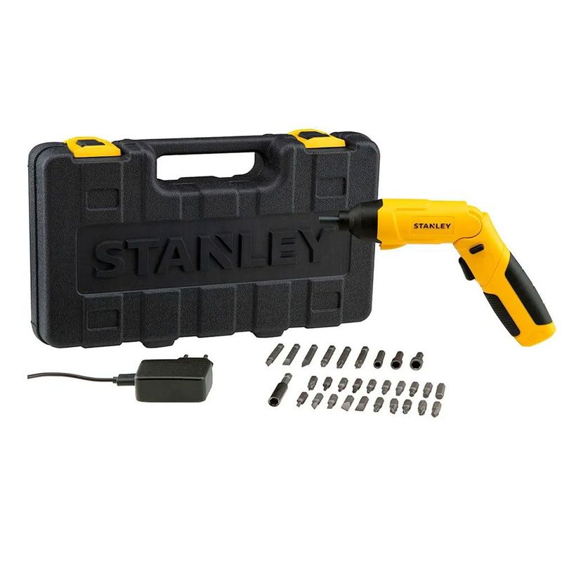 STANLEY JR - Atornillador Inalambrico Stanley 4v + 30 Accesorios