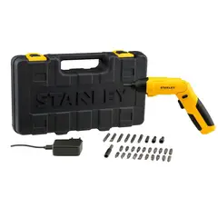 STANLEY JR - Atornillador Inalambrico Stanley 4v + 30 Accesorios