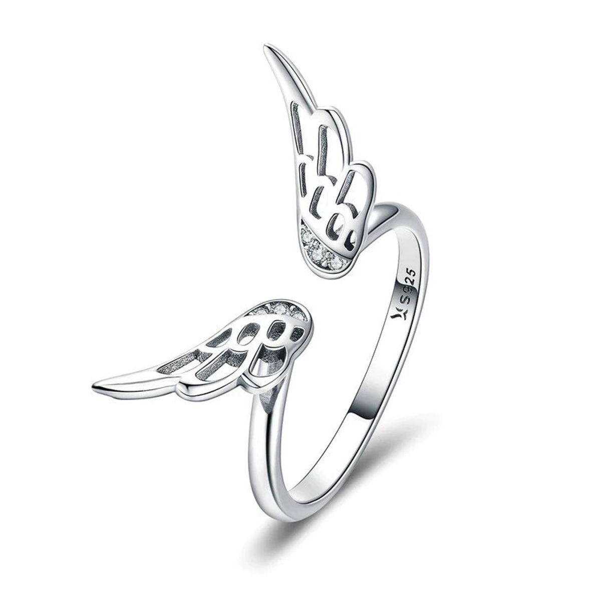 TODOJOYAS - Anillo Plata 925 Alas de Angel