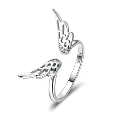 TODOJOYAS - Anillo Plata 925 Alas de Angel