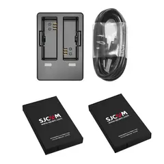 SJCAM - Kit Cargador mas dos Baterías de Cámara J10 Y SJ11 Originales