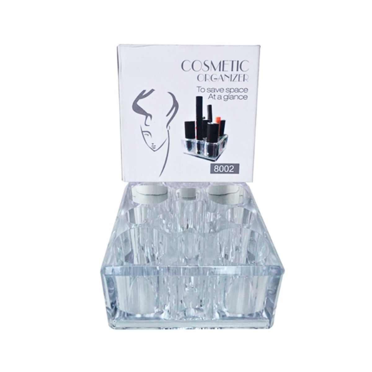 GENERICO - Organizador Acrilico Para Brochas Y Pinceles Maquillaje