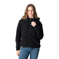 LENGA - Polerón Chaqueta Polar Sherpa Con Capucha Puya Lenga®