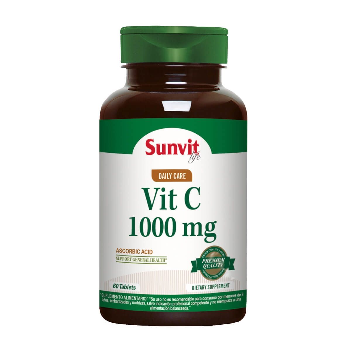 SUNVIT - Vitamina C 1000 mg (60 tabs).