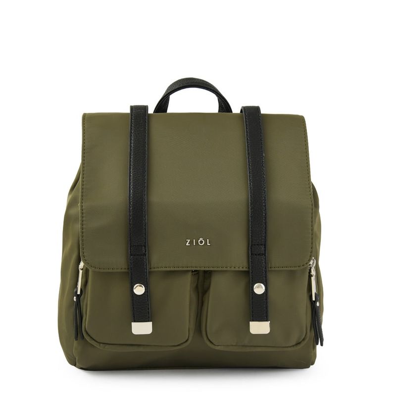 ZIOL - Mochila con tapa mediana erzurum verde oliva