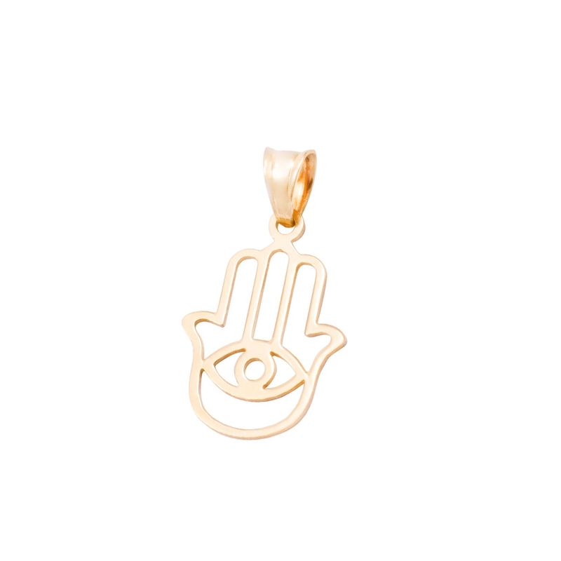 JB JOYAS BARON - Colgante de Oro 18 Kt Modelo Ojo Turco liso.