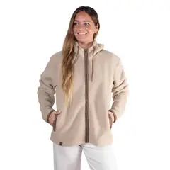 LENGA - Polerón Chaqueta Polar Sherpa Con Capucha Puya Lenga®