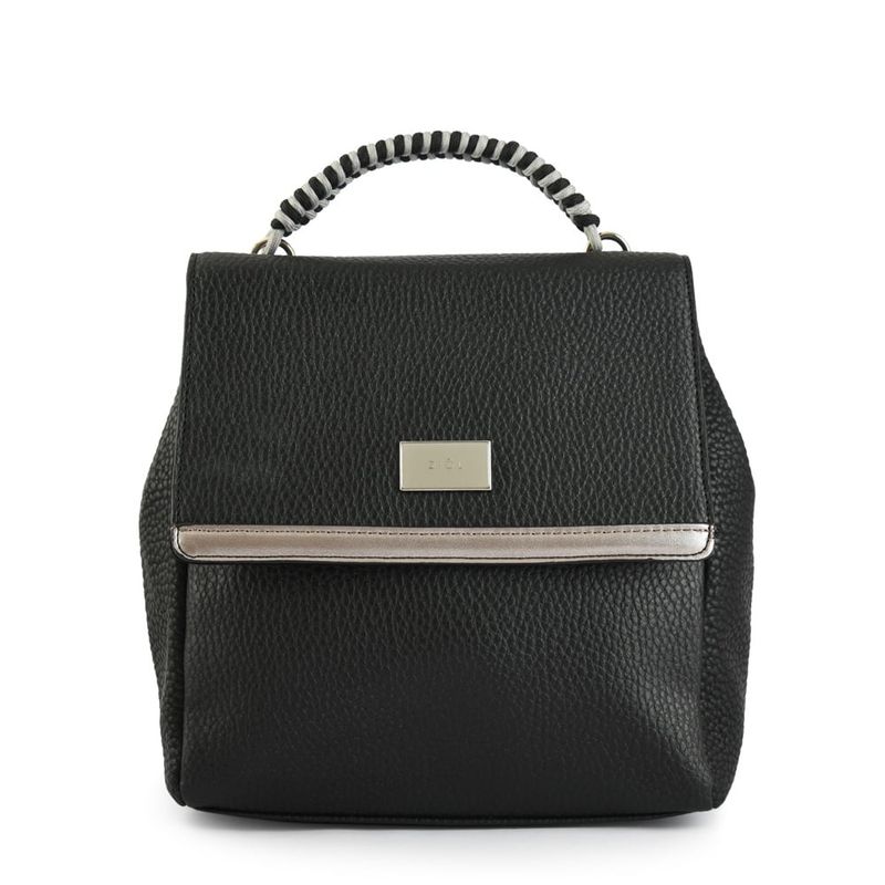 ZIOL - Mochila con tapa mediana alicia negro