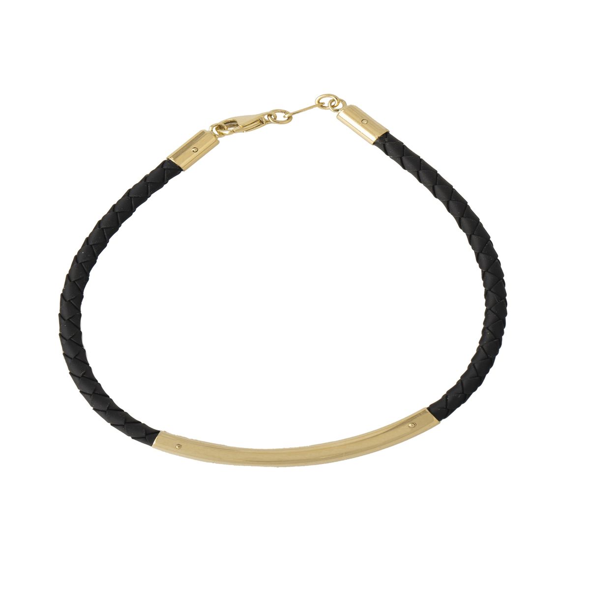 JB JOYAS BARON - Pulsera de Oro 18kt Cuero Redondo