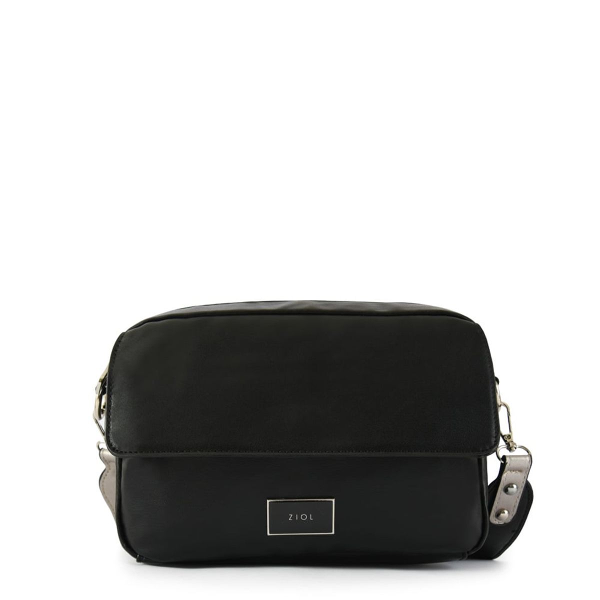 ZIOL - Cartera bandolera mediana lissy negro