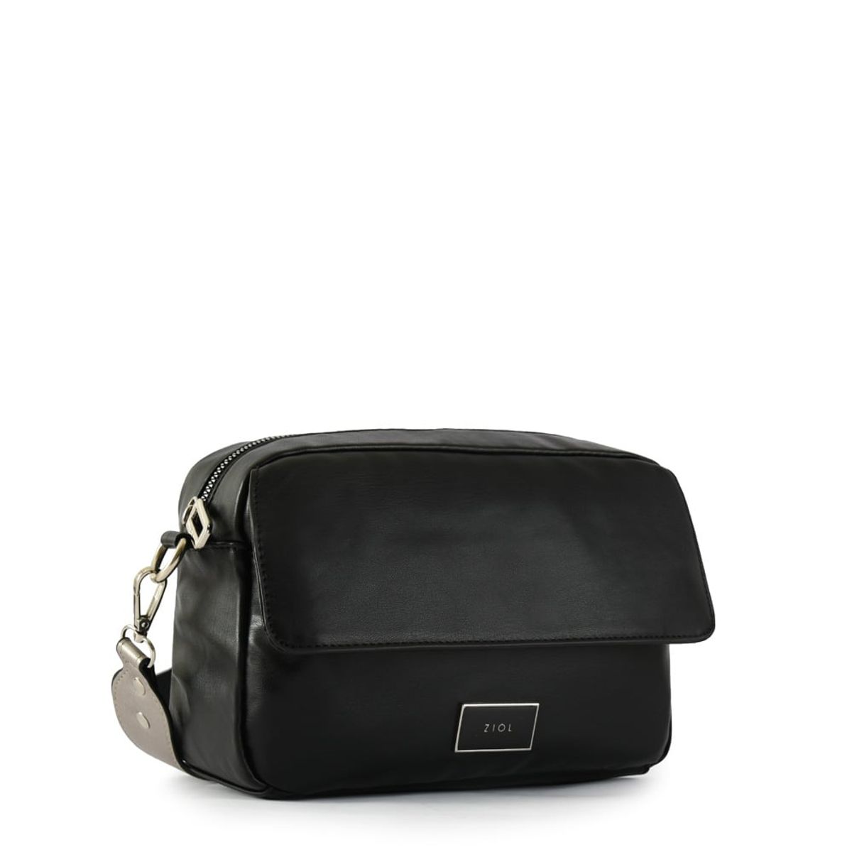 ZIOL - Cartera bandolera mediana lissy negro