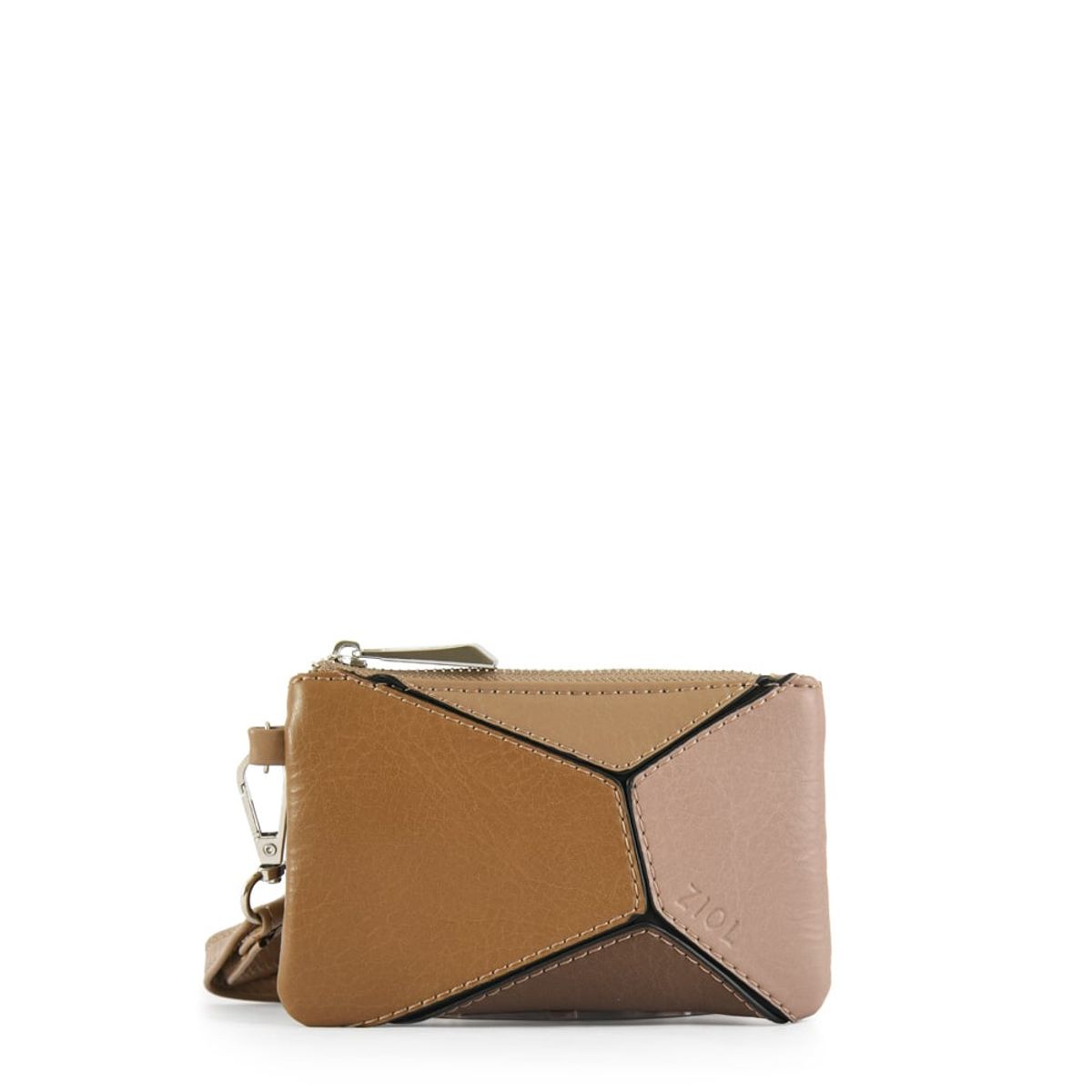 ZIOL - Monedero rectangular pequeña araxa taupe