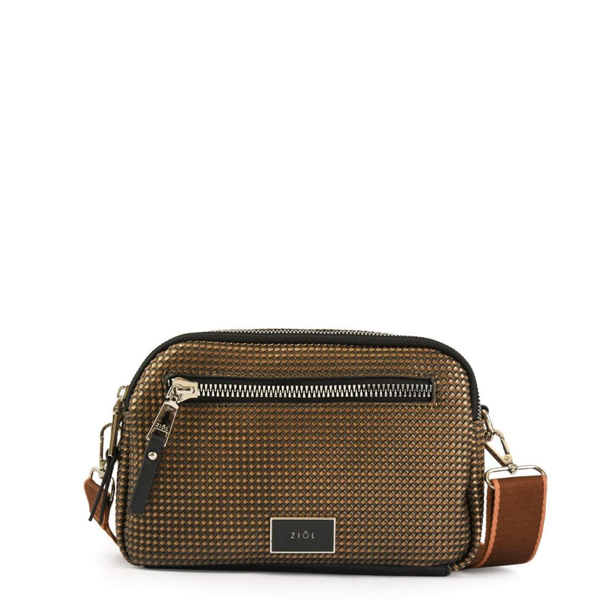 ZIOL - Cartera bandolera cindy mediana cobre