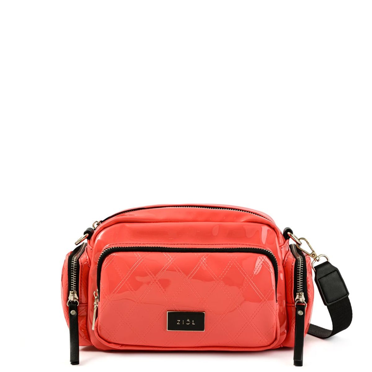 ZIOL - Cartera bandolera mila mediana coral