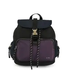 ZIOL - Mochila con tapa mediana abie negro