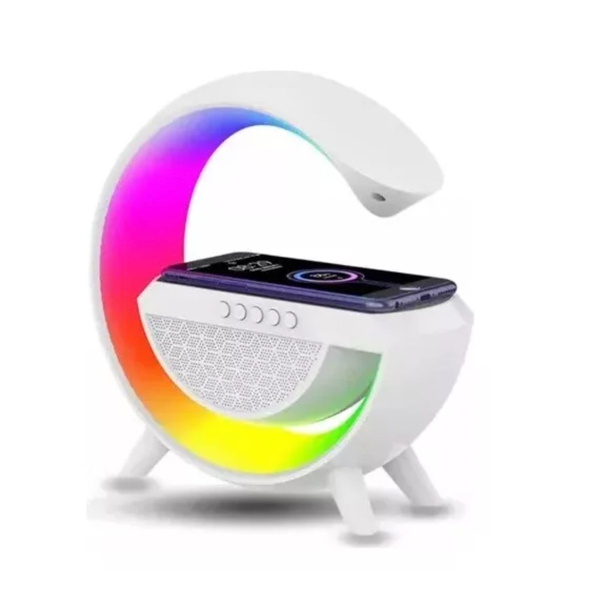 GENERICO - Cargador Inalámbrico Parlante Bluetooth Lampara Usb
