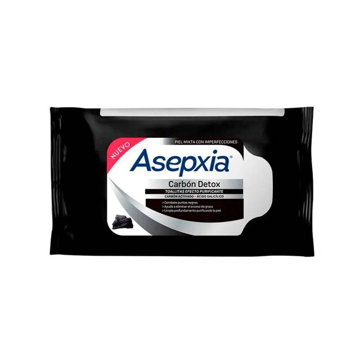ASEPXIA - ASEPXIA CARBON DETOX TOALLITAS EFECTO PURIFICANTE