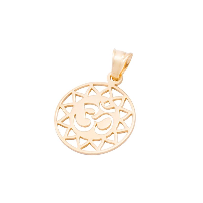 JB JOYAS BARON - Colgante de Oro 18 Kt Modelo Modelo Signo OM.