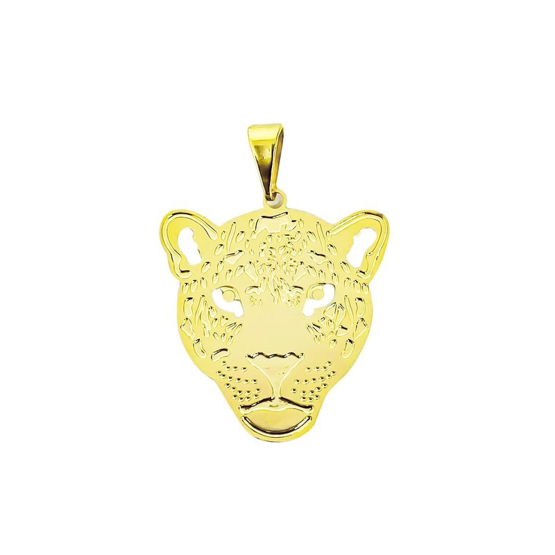 ANDREA COGGIOLA JOYAS - Colgante Jaguar Enchapado Oro 18K