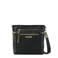 ZIOL - Cartera bandolera pequeña lima negro