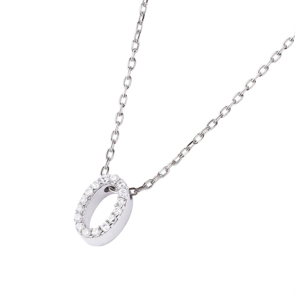 JB JOYAS BARON - Collar de Plata Esterlina 925 Letra O
