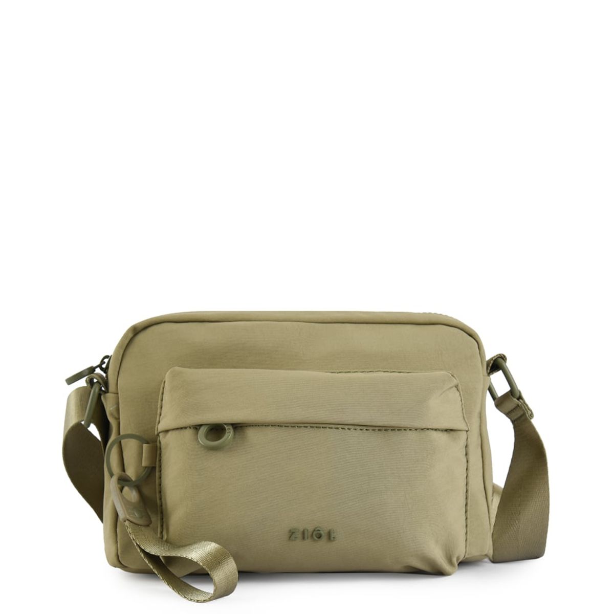 ZIOL - Cartera bandolera veby mediana verde oliva