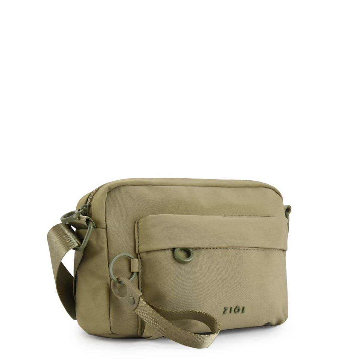 ZIOL - Cartera bandolera veby mediana verde oliva