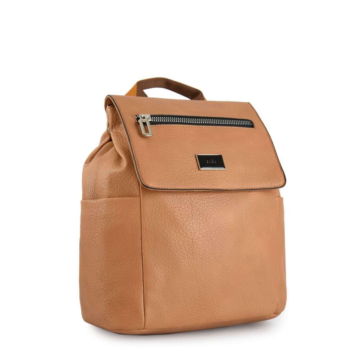 ZIOL - Mochila con tapa grande abrielle camel