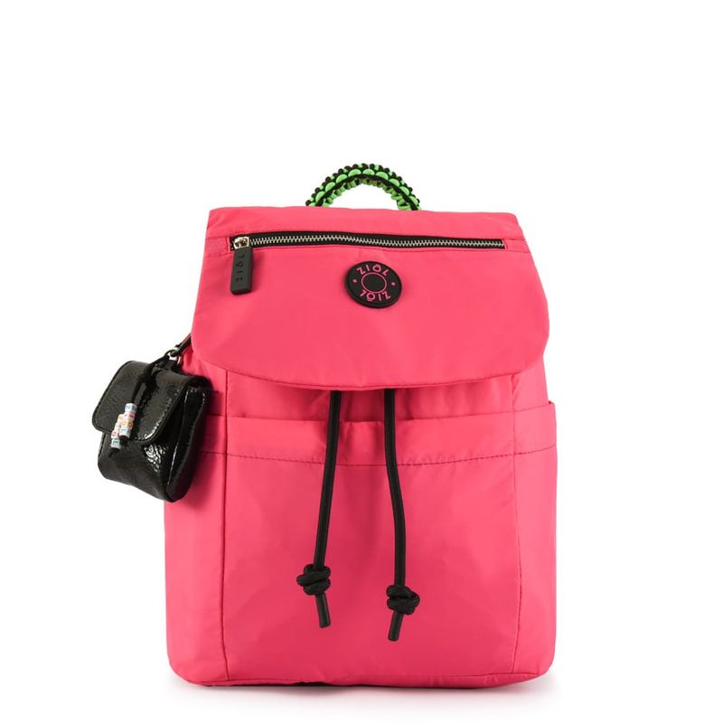 ZIOL - Mochila con tapa mediana olimpia fucsia
