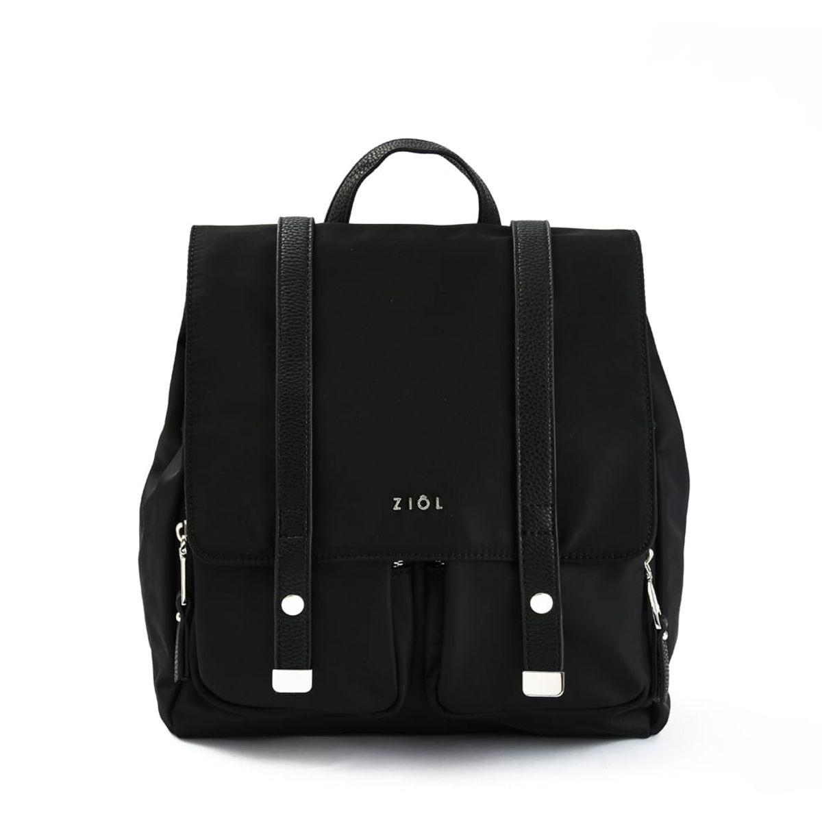 ZIOL - Mochila con tapa mediana erzurum negro