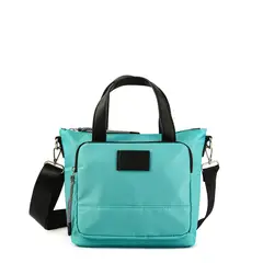 ZIOL - Cartera dos asas pequeña amaltea verde agua
