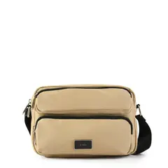 ZIOL - Cartera bandolera pequeña cuernavaca beige
