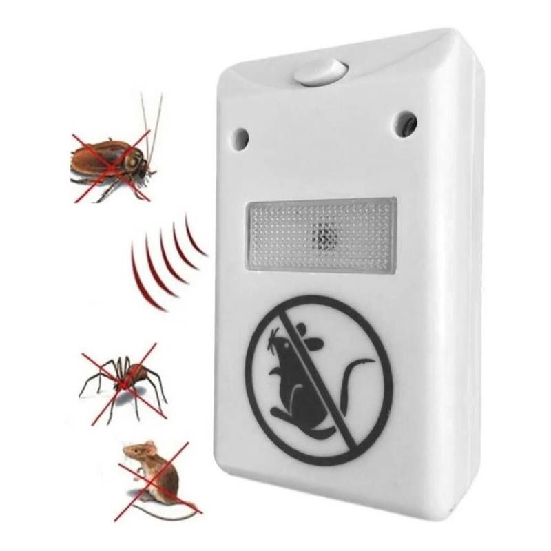 GENERICO - Pack X 3 Repelente Ultrasonido Para Ratones Repelente Ratas Y Insecto