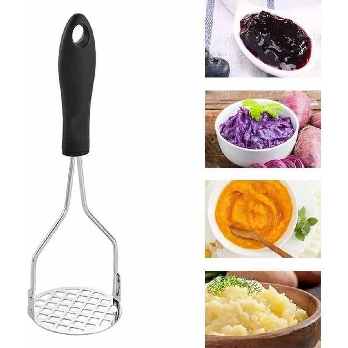 GENERICO - Triturador Manual De Papas Patatas Verduras Machacador