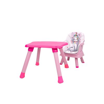 Imagen 2 del producto Silla de comer multifuncional 6 en 1  fucsia